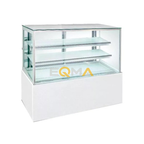 Food Straight Glass Cake Display Freezer Showcase Cabinet